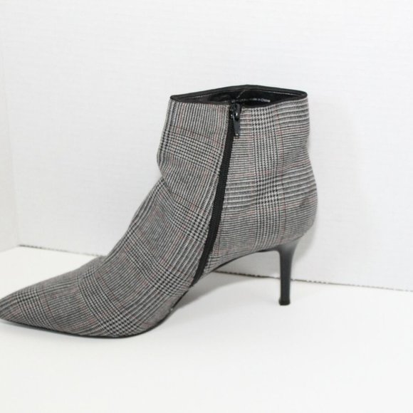 Cabi Dandy Plaid Pointed Toe Ankle Boot H12528 Booties Women's Size 11 H12528 - Picture 6 of 12